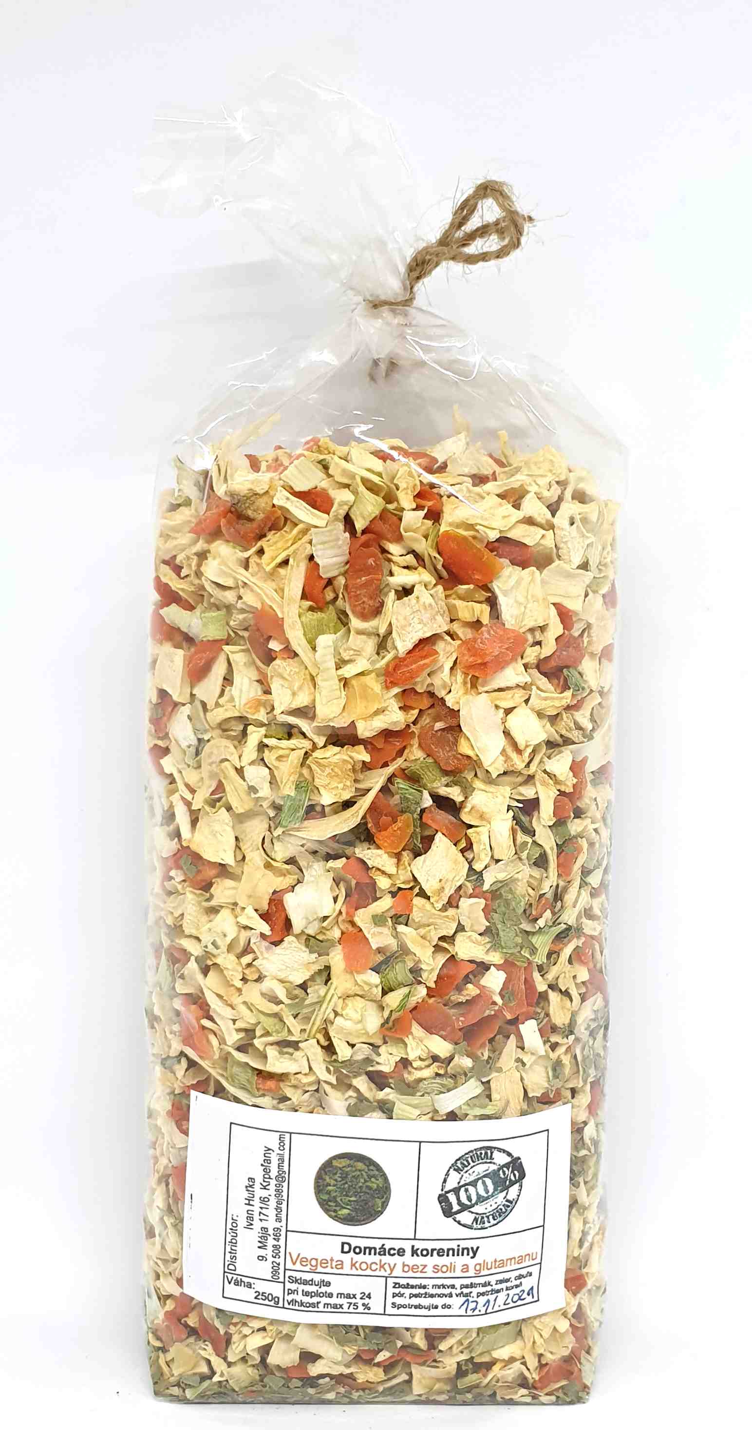 Vegeta domáca kocky bez soli 250g